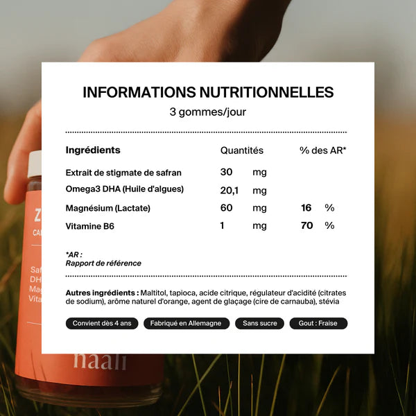 Naali Zen - Gommes au safran