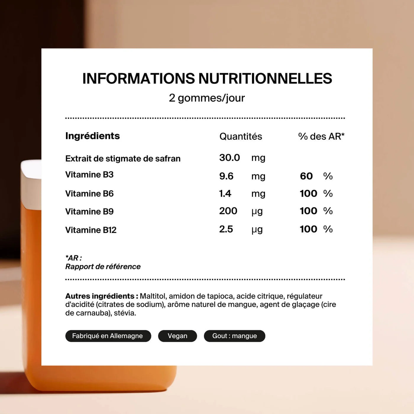 Naali Gummies au Safran